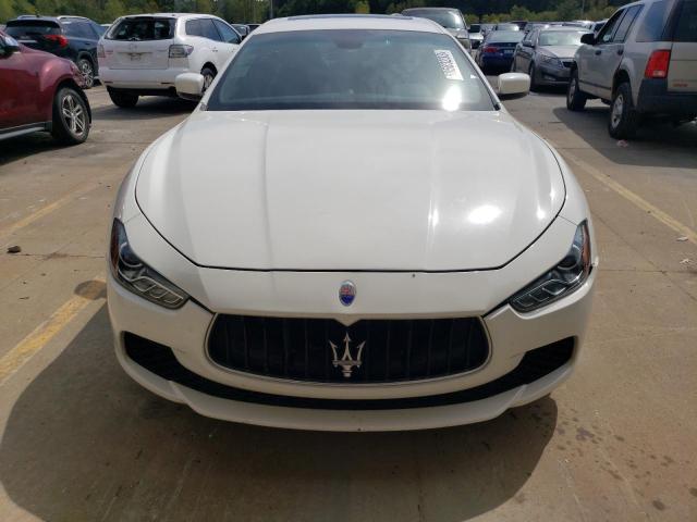 ZAM57XSA1F1140900 - 2015 MASERATI GHIBLI WHITE photo 5