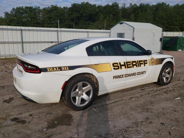 2C3CDXAT2FH845072 - 2015 DODGE CHARGER POLICE WHITE photo 3