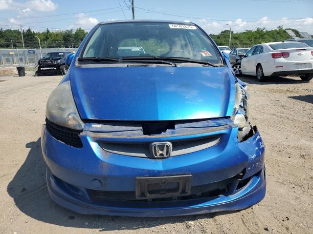 JHMGD37607S066558 - 2007 HONDA FIT S BLUE photo 5