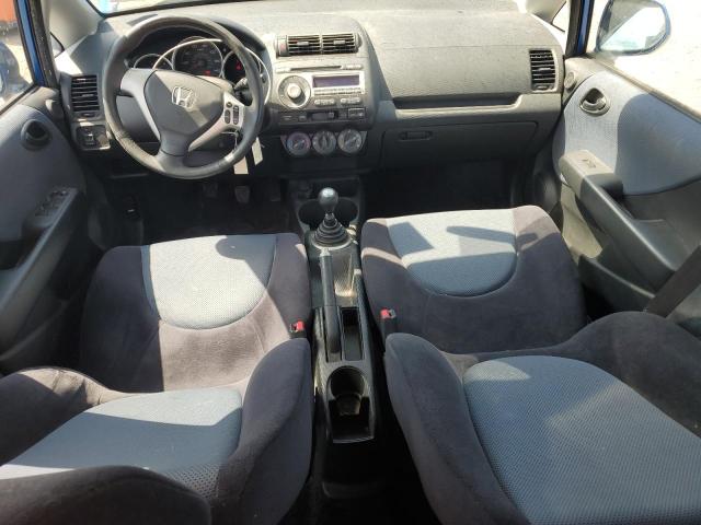 JHMGD37607S066558 - 2007 HONDA FIT S BLUE photo 8