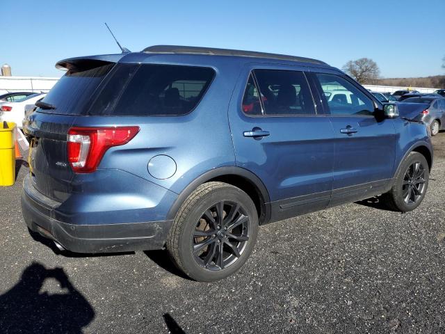 1FM5K8D87JGC12591 - 2018 FORD EXPLORER XLT BLUE photo 3