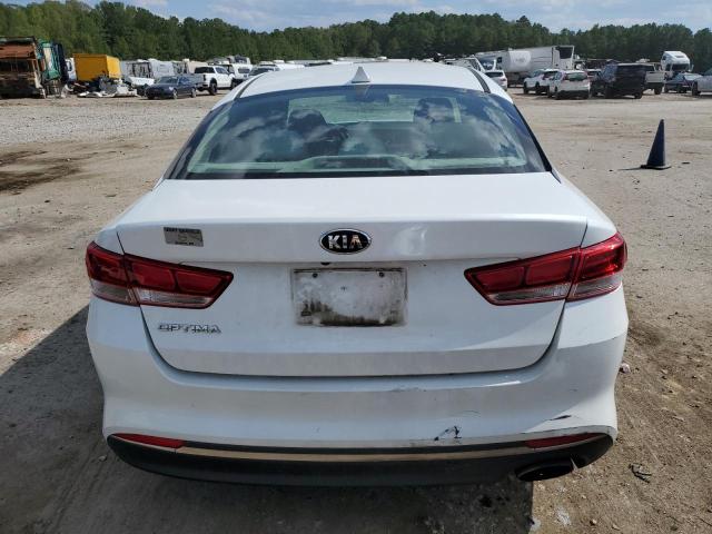 5XXGT4L35HG132250 - 2017 KIA OPTIMA LX WHITE photo 6