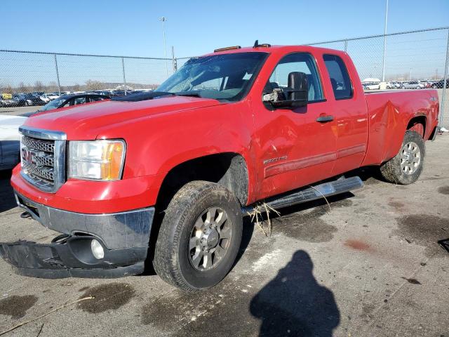 1GT220C81CZ295162 - 2012 GMC SIERRA K2500 SLE RED photo 1