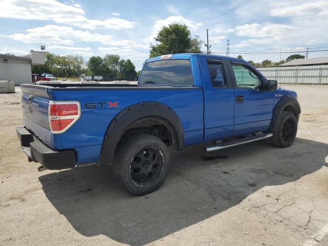 1FTEX1E83AFB47708 - 2010 FORD F 150 SUPER CAB BLUE photo 3