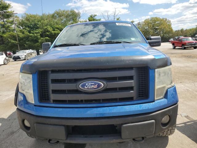 1FTEX1E83AFB47708 - 2010 FORD F 150 SUPER CAB BLUE photo 5