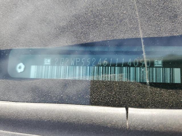 2G2WP552461114050 - 2006 PONTIAC GRAND PRIX 栗色 照片 12