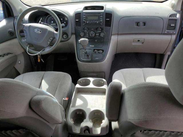 KNDMB233186248814 - 2008 KIA SEDONA EX BLUE photo 8