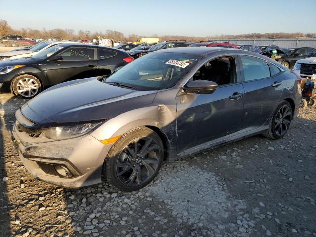 2HGFC2F81MH512220 - 2021 HONDA CIVIC SPORT 灰色 照片 1