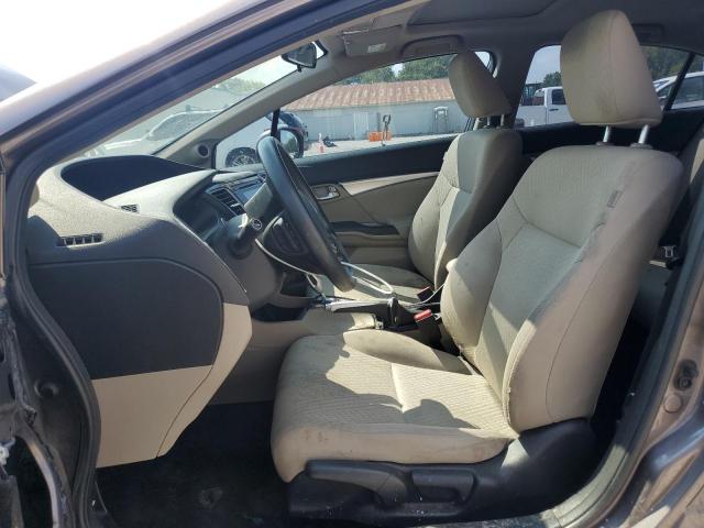 19XFB2F89EE047524 - 2014 HONDA CIVIC EX Qəhvəyi foto 7