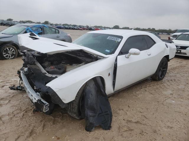 2C3CDZFJ5KH618522 - 2019 DODGE CHALLENGER R/T SCAT PACK WHITE photo 1