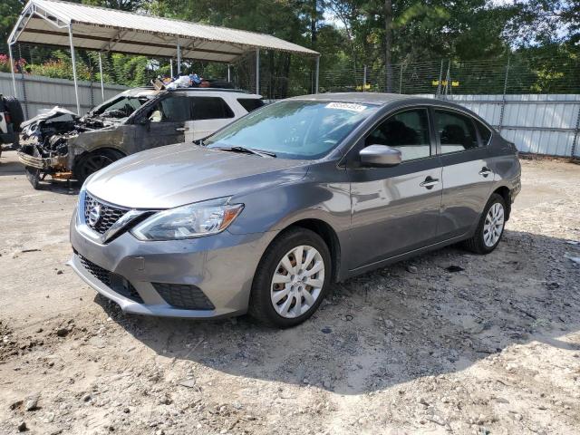 3N1AB7AP7JY318162 - 2018 NISSAN SENTRA S GRAY photo 1