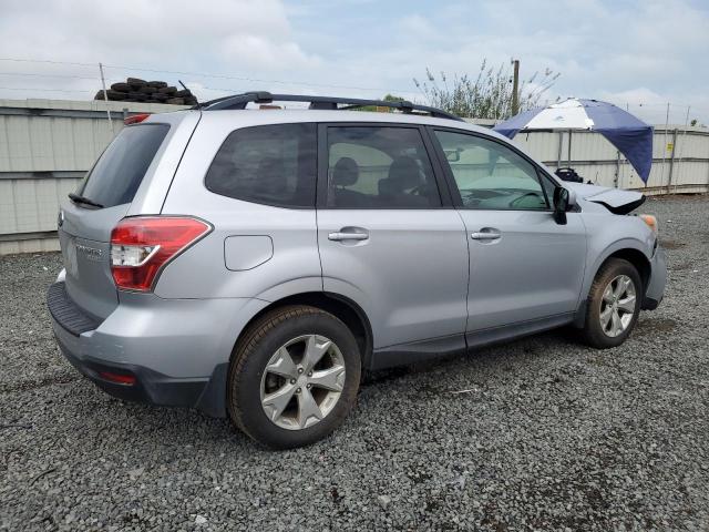 JF2SJADC0FH548947 - 2015 SUBARU FORESTER 2.5I PREMIUM SILVER photo 3