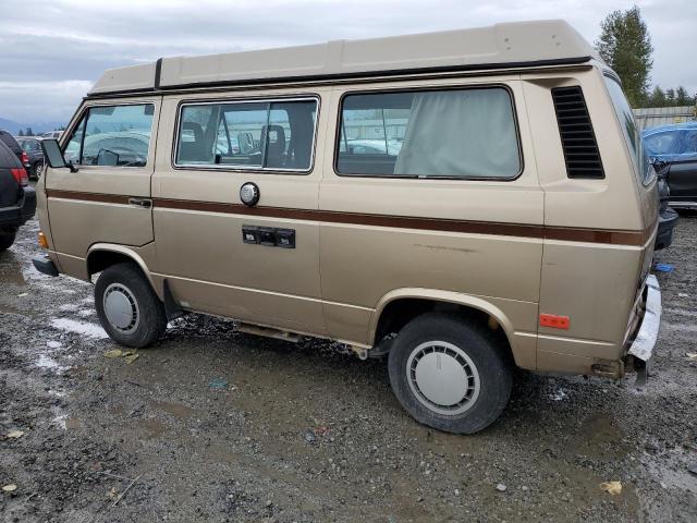 WV2ZB0256FH061911 - 1985 VOLKSWAGEN VANAGON CAMPMOBILE GOLD photo 2