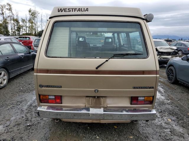 WV2ZB0256FH061911 - 1985 VOLKSWAGEN VANAGON CAMPMOBILE GOLD photo 6