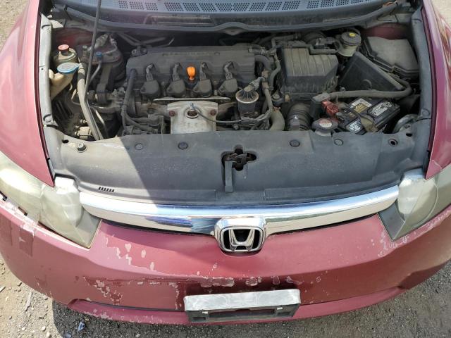 1HGFA16876L084885 - 2006 HONDA CIVIC EX RED photo 11