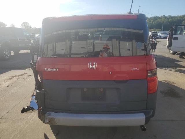 5J6YH28645L029484 - 2005 HONDA ELEMENT EX RED photo 6