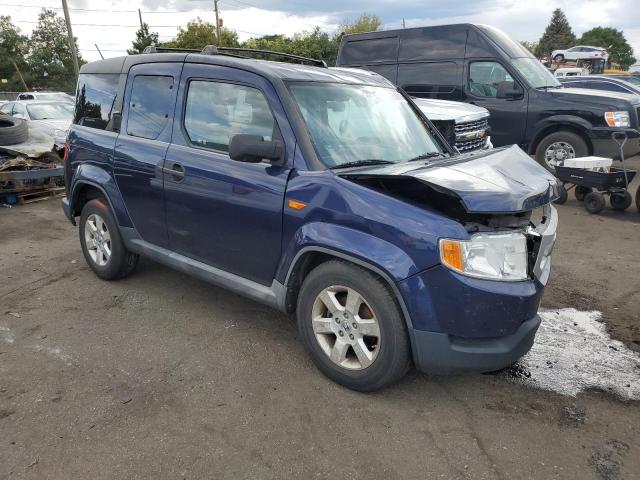 5J6YH28779L003850 - 2009 HONDA ELEMENT EX BLUE photo 4