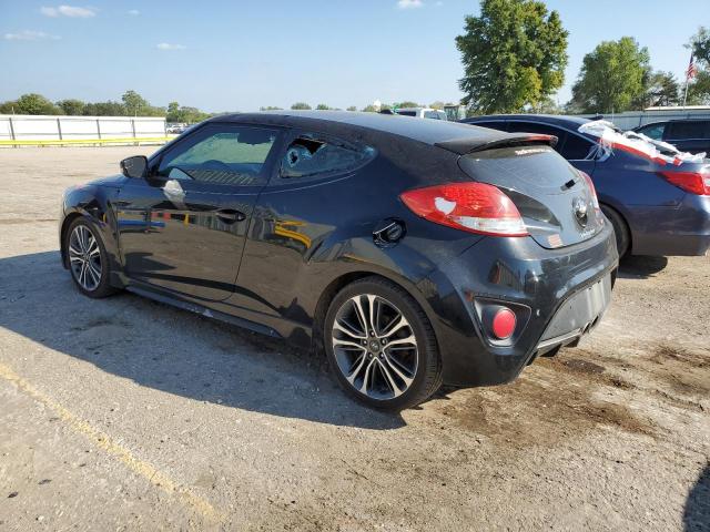 KMHTC6AEXGU252516 - 2016 HYUNDAI VELOSTER TURBO BLACK photo 2