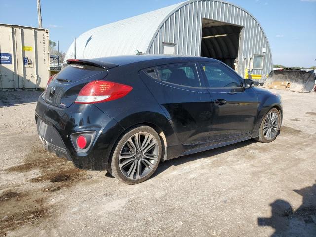 KMHTC6AEXGU252516 - 2016 HYUNDAI VELOSTER TURBO BLACK photo 3