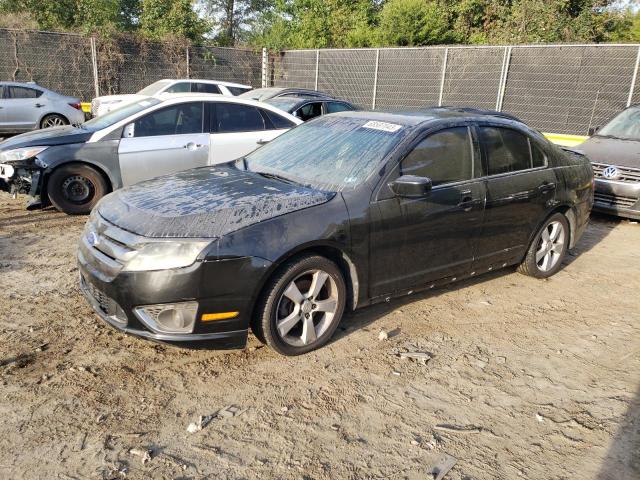 3FAHP0KC3CR267326 - 2012 FORD FUSION SPORT BLACK photo 1