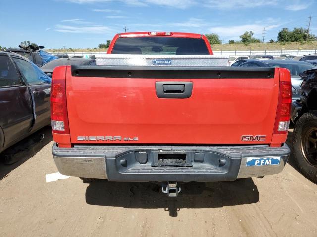 2GTEK19J381100921 - 2008 GMC SIERRA K1500 RED photo 6