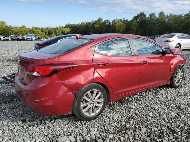 5NPDH4AE0GH655025 - 2016 HYUNDAI ELANTRA SE RED photo 3