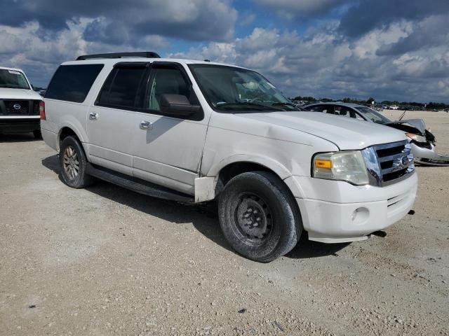 1FMJK1H55BEF27151 - 2011 FORD EXPED EL XLT WHITE photo 4