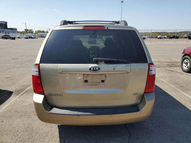 KNDMB233686258416 - 2008 KIA SEDONA EX BEIGE photo 6