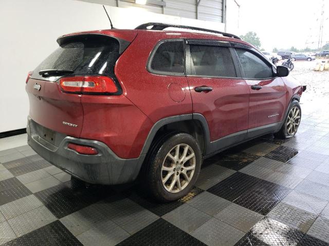 1C4PJLAB5HW547979 - 2017 JEEP CHEROKEE SPORT BURGUNDY photo 3