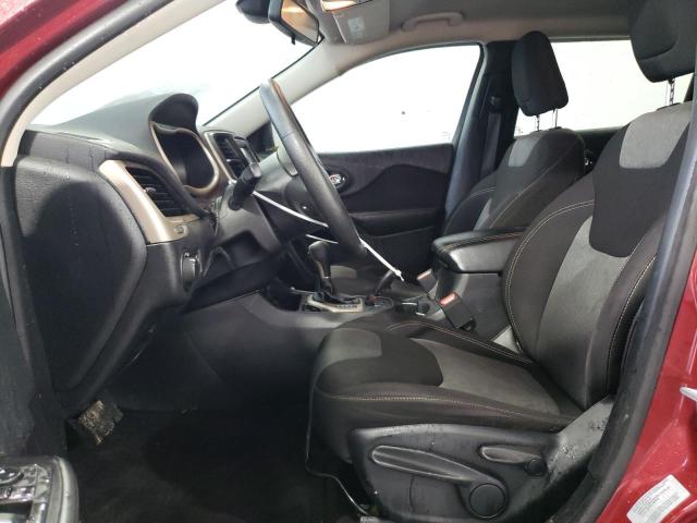 1C4PJLAB5HW547979 - 2017 JEEP CHEROKEE SPORT BURGUNDY photo 7