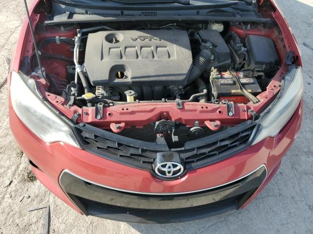 2T1BURHE3GC522526 - 2016 TOYOTA COROLLA L RED photo 11