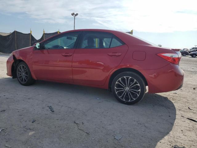 2T1BURHE3GC522526 - 2016 TOYOTA COROLLA L RED photo 2