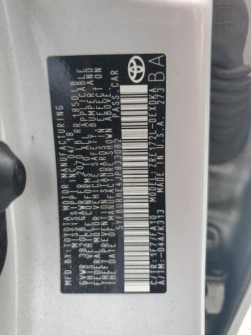 5YFBURHE4JP833082 - 2018 TOYOTA COROLLA L SILVER photo 12