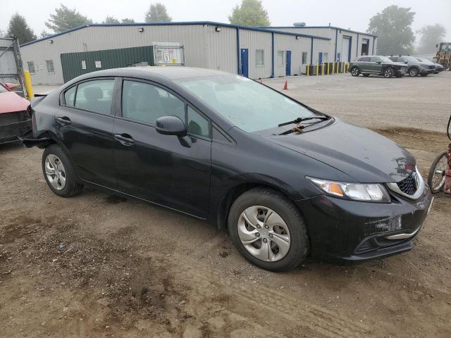 2HGFB2F55DH596681 - 2013 HONDA CIVIC LX BLACK photo 4