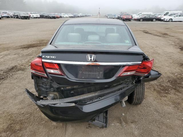 2HGFB2F55DH596681 - 2013 HONDA CIVIC LX BLACK photo 6