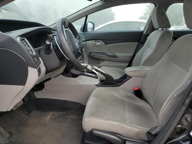 2HGFB2F55DH596681 - 2013 HONDA CIVIC LX BLACK photo 7
