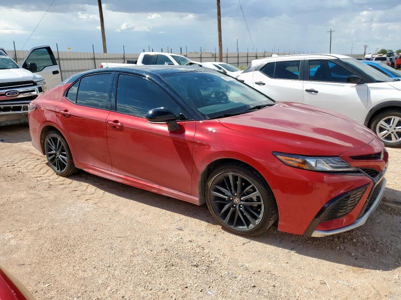 4T1K61AK1PU087502 - 2023 TOYOTA CAMRY XSE RED photo 4
