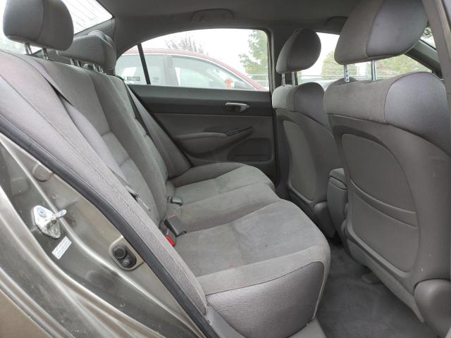 2HGFA15587H308297 - 2007 HONDA CIVIC LX GRAY photo 10