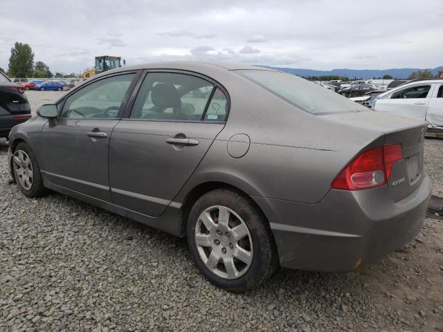 2HGFA15587H308297 - 2007 HONDA CIVIC LX GRAY photo 2