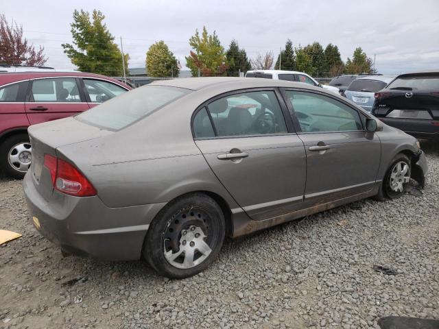 2HGFA15587H308297 - 2007 HONDA CIVIC LX GRAY photo 3