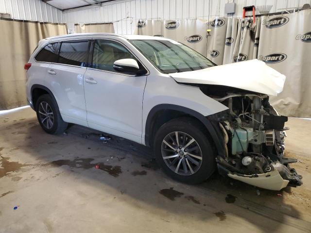 5TDKZRFH8HS521251 - 2017 TOYOTA HIGHLANDER SE WHITE photo 4