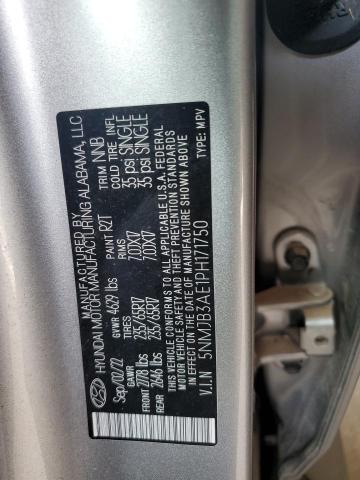 5NMJB3AE1PH171750 - 2023 HYUNDAI TUCSON SEL 银色 照片 13