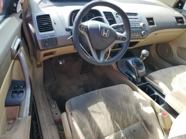 2HGFG11826H580602 - 2006 HONDA CIVIC EX BLACK photo 8