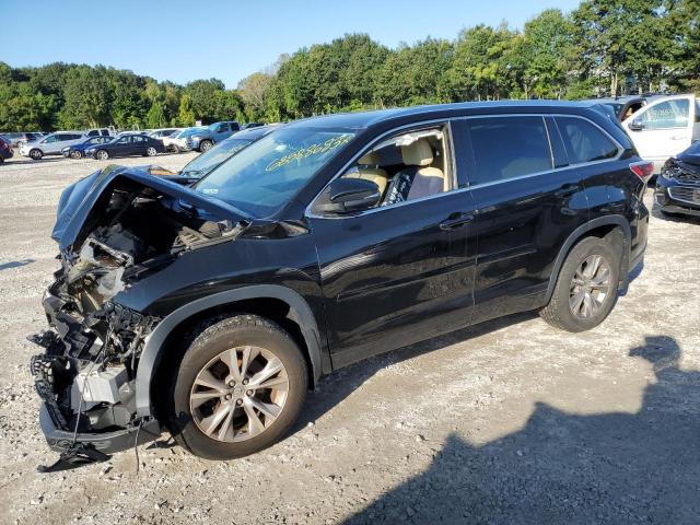 5TDJKRFH3FS129159 - 2015 TOYOTA HIGHLANDER XLE Qara foto 1