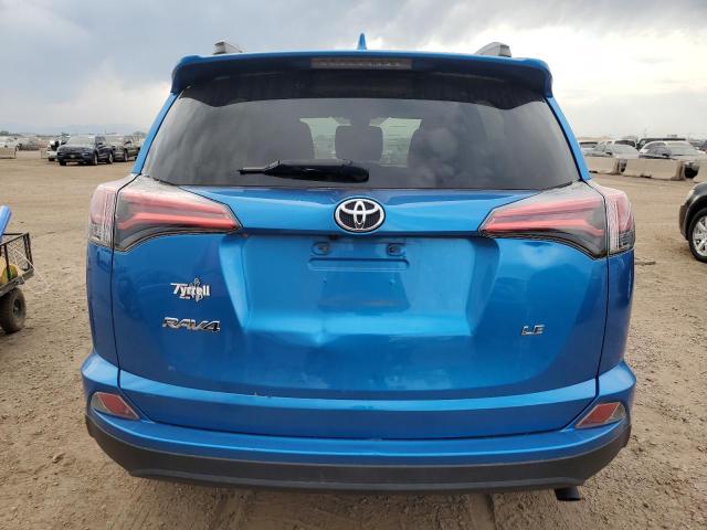 2T3ZFREV1HW334690 - 2017 TOYOTA RAV4 LE BLUE photo 6