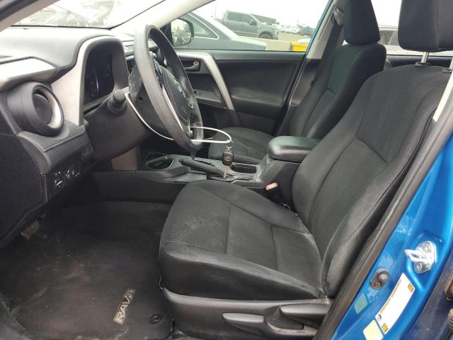 2T3ZFREV1HW334690 - 2017 TOYOTA RAV4 LE BLUE photo 7