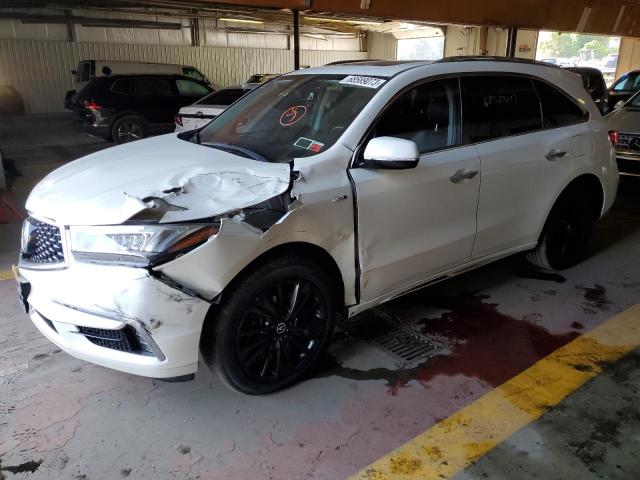 5FRYD7H7XHB000634 - 2017 ACURA MDX SPORT HYBRID ADVANCE WHITE photo 1