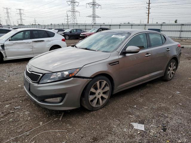 5XXGR4A62DG128016 - 2013 KIA OPTIMA SX GRAY photo 1