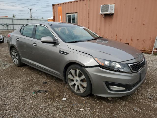 5XXGR4A62DG128016 - 2013 KIA OPTIMA SX GRAY photo 4