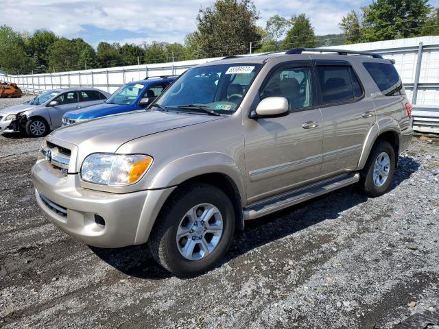 5TDBT48AX6S267916 - 2006 TOYOTA SEQUOIA LIMITED BEIGE photo 1